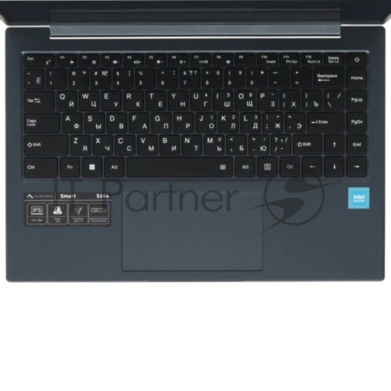 Ноутбук Maibenben Smart S14A--iN10UM темно синий S14A-iN10UMB1SLURE0 14(1920x1080 (матовый) IPS)/Intel N-series N100(0.8Ghz)/8192Mb/512PCISSDG UHD Graphics/Cam/BT/WiFi/38WHr/war 1y/1.45kg/Linux + Screen 60Hz, 250nits, 16:9