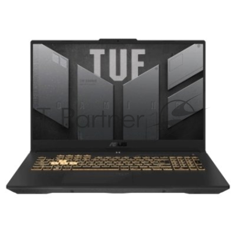 Ноутбук ASUS TUF F17 FX707VI-HX106 серый 17.3(1920x1080 (матовый, 144Hz) IPS)/Intel Core i7 13620H (2.4Ghz)/16384Mb/1024PCISSDGb/ GeForce RTX4070(8192Mb)/Cam/BT/WiFi/90 1y/2.6kg/DOS