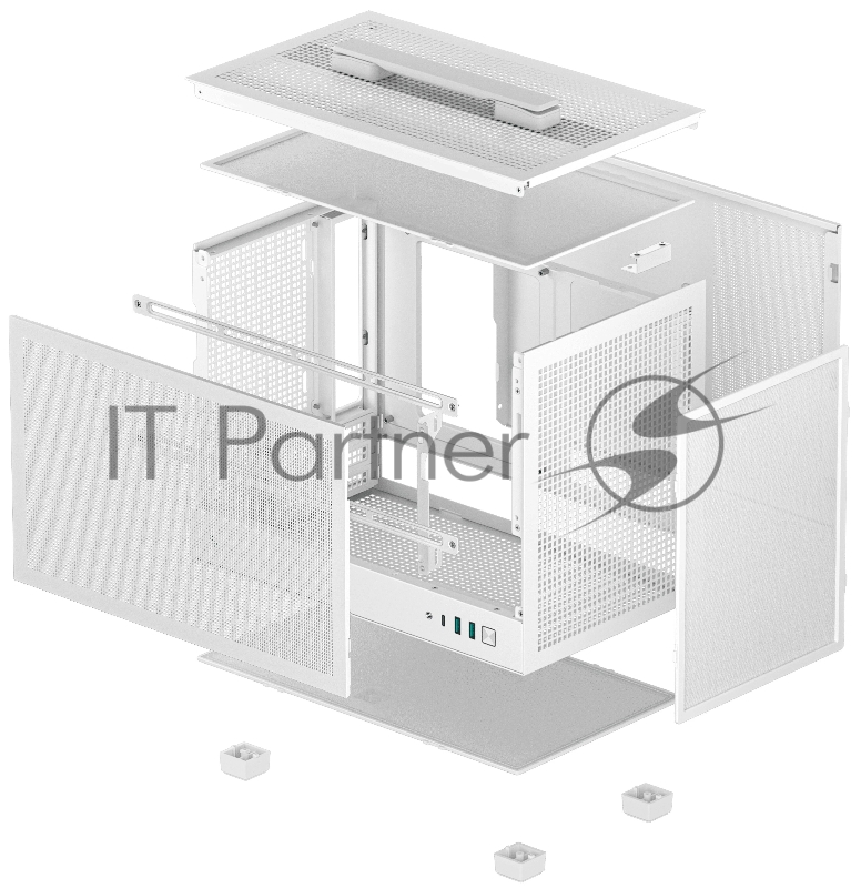 Корпус для ПК Deepcool CH160 MESH WH