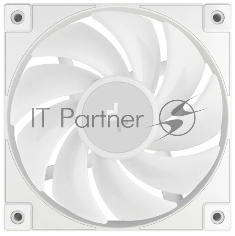 Вентилятор для корпуса Deepcool FD12 ARGB 120х120x25 белый 4-pin (упак.:3шт) (R-FD12-WHAPN3-G) Ret