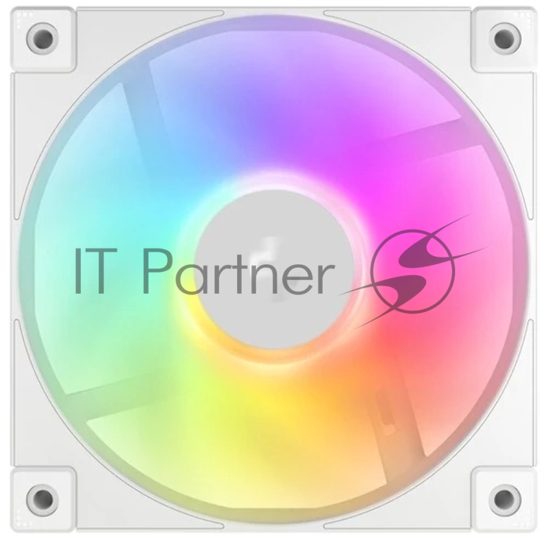 Вентилятор для корпуса Deepcool FD12 ARGB 120х120x25 белый 4-pin (упак.:3шт) (R-FD12-WHAPN3-G) Ret