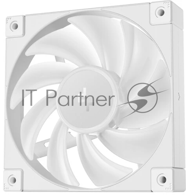 Вентилятор для корпуса Deepcool FD12 ARGB 120х120x25 белый 4-pin (упак.:3шт) (R-FD12-WHAPN3-G) Ret