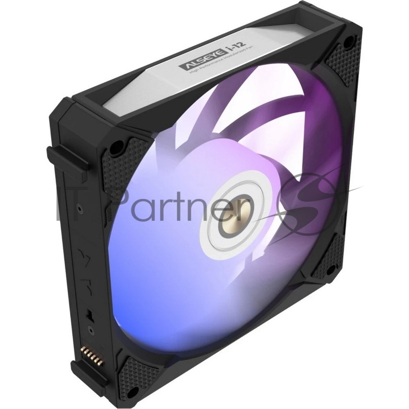 Вентилятор в корпус ALSEYE i12B-K10 черный, 1800 об/мин, 4 pin
