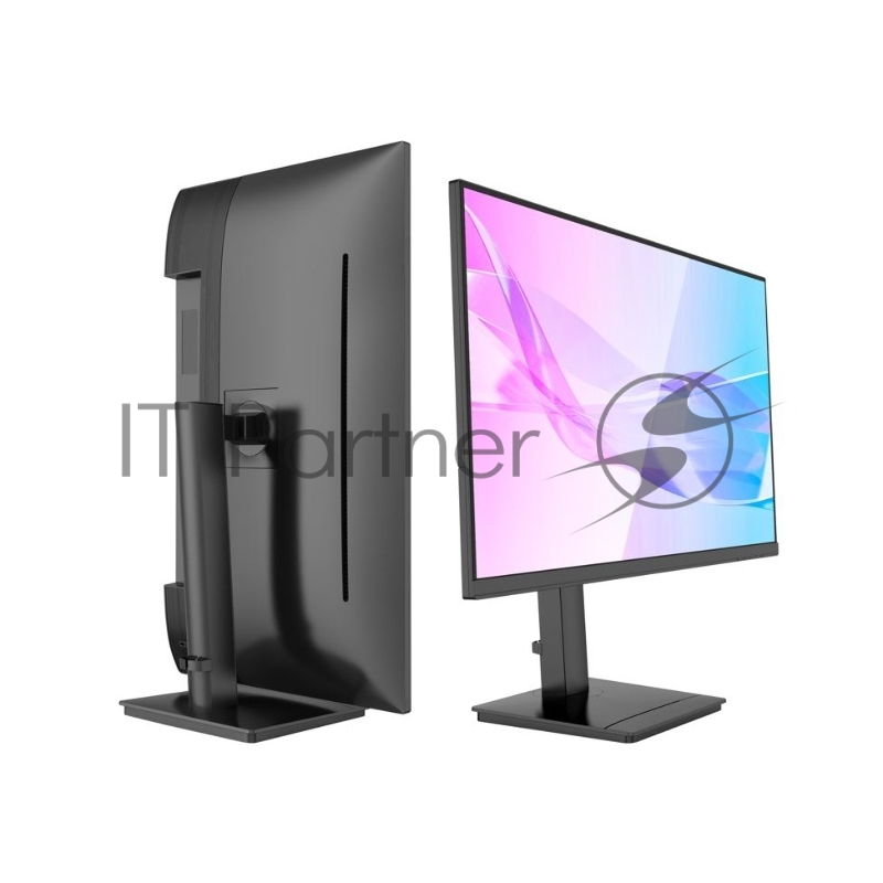 Монитор Bravus BVQ2737PC черный с поворотом экрана 27 IPS, 2560x1440, 100Hz, 178°/178°, 5 ms, 250 cd/m, 20M:1, +HDMI