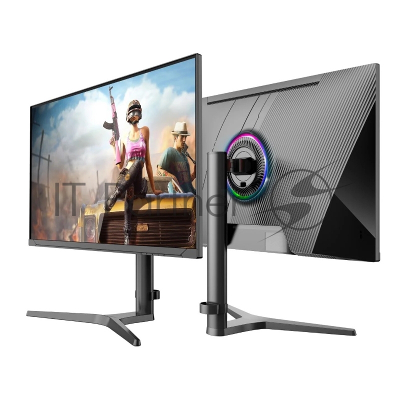 Монитор Bravus BVGQ3225P черный с поворотом экрана 32 VA, 2560x1440, 165Hz, 178°/178°, 1 ms, 250 cd/m, 20M:1, +2xHDMI