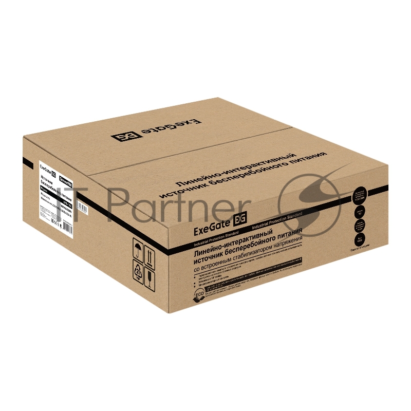 ИБП ExeGate 1U ServerRM UNL-1000.LCD.AVR.6C13.RJ.USB.1U <1000VA/600W, LCD, AVR, 6*C13, RJ, USB, 1U, установка в стойку, Black>