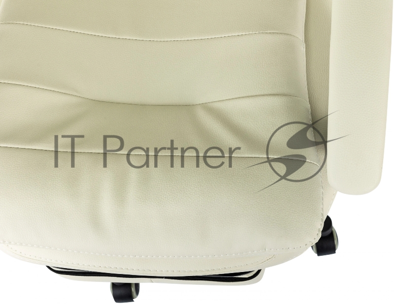 Кресло руководителя Бюрократ T-9950MSG-F слоновая кость эко.кожа крестов. пластик подст.для ног