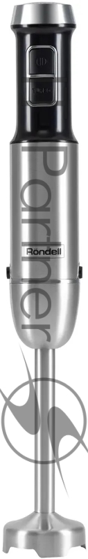 Блендер погружной Rondell RDE-1306 1200Вт черный/серебристый