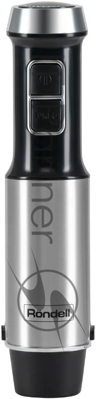 Блендер погружной Rondell RDE-1306 1200Вт черный/серебристый