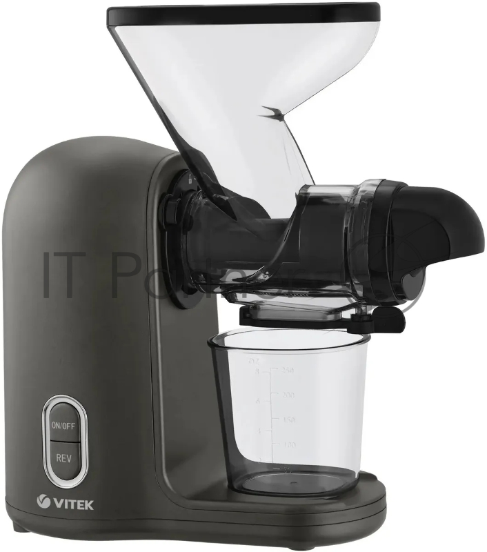 Соковыжималка шнековая Vitek VT-3715 300Вт рез.сок.:280мл. черный/черный