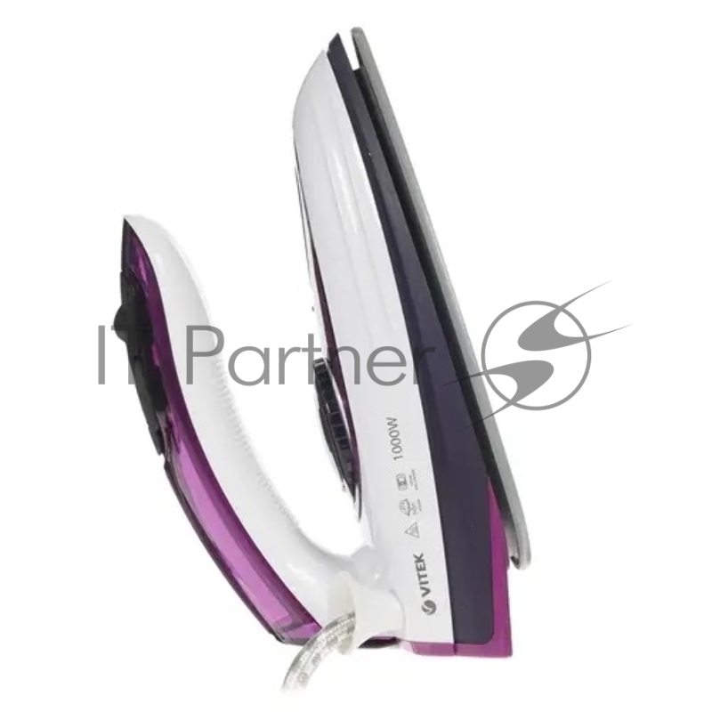Утюг дорожный Vitek VT-8305 1000Вт белый/фиолетовый