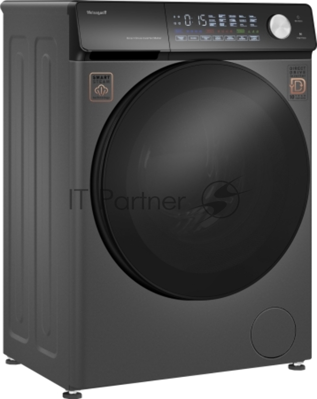 Стиральная машина Weissgauff WM 45126 Steam Direct Drive Deep Grey