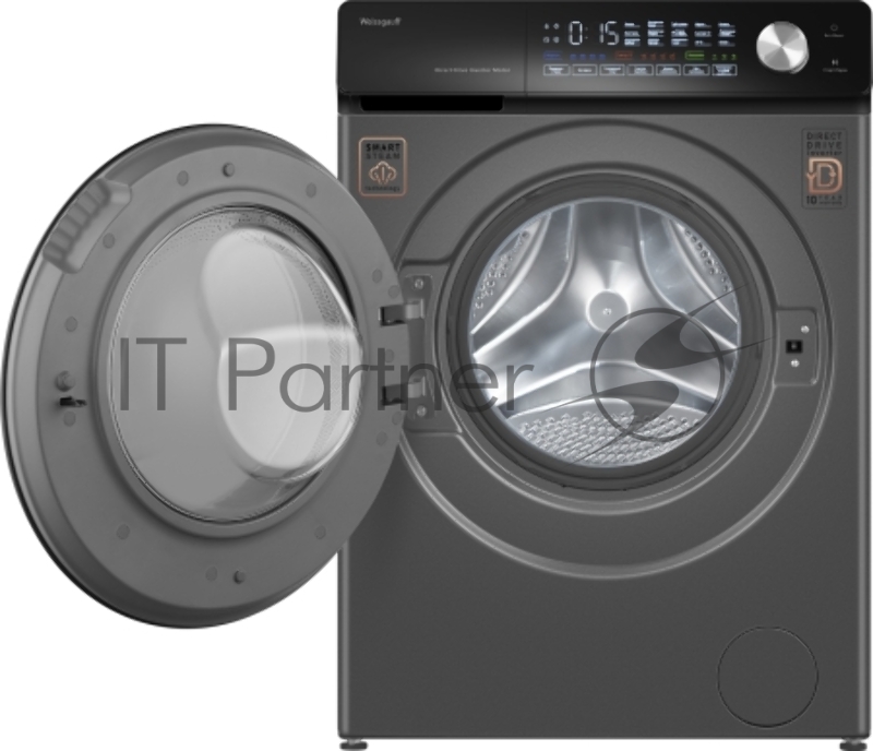 Стиральная машина Weissgauff WM 45126 Steam Direct Drive Deep Grey