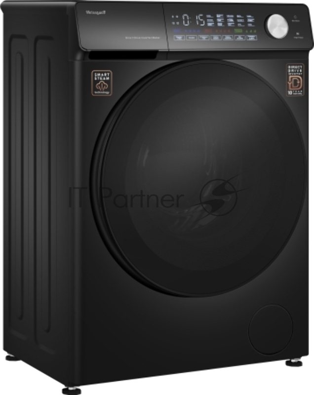 Стиральная машина Weissgauff WM 45126 Steam Direct Drive Matt Black