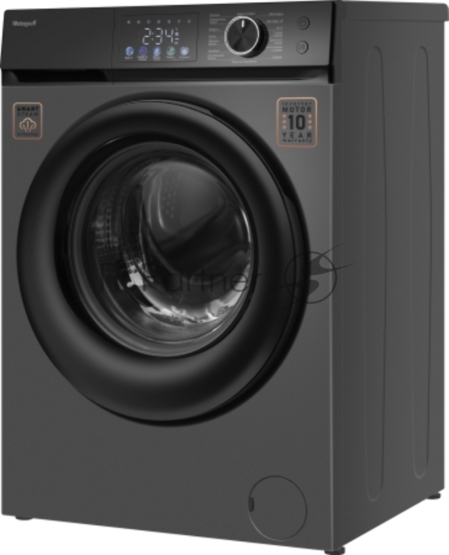 Стиральная машина Weissgauff WM 45127 Inverter Steam Color Touch Grey