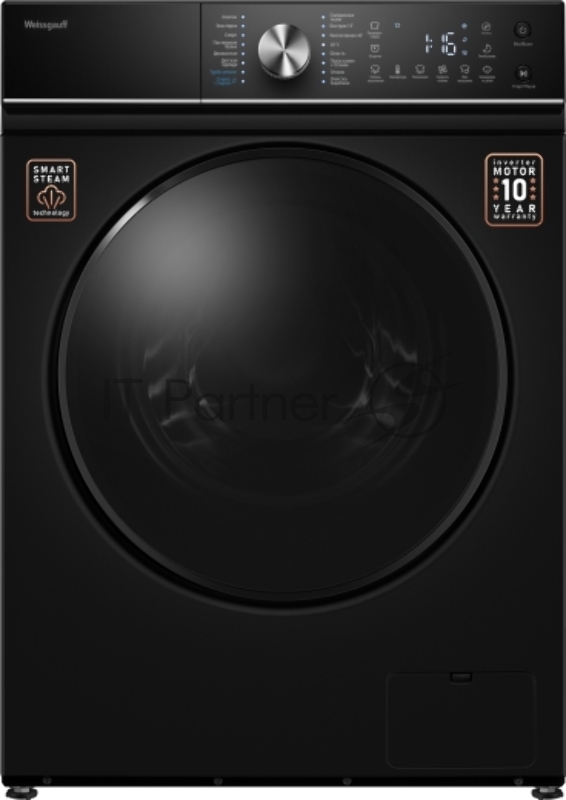 Стиральная машина Weissgauff WM 47147 DC Inverter Steam Black