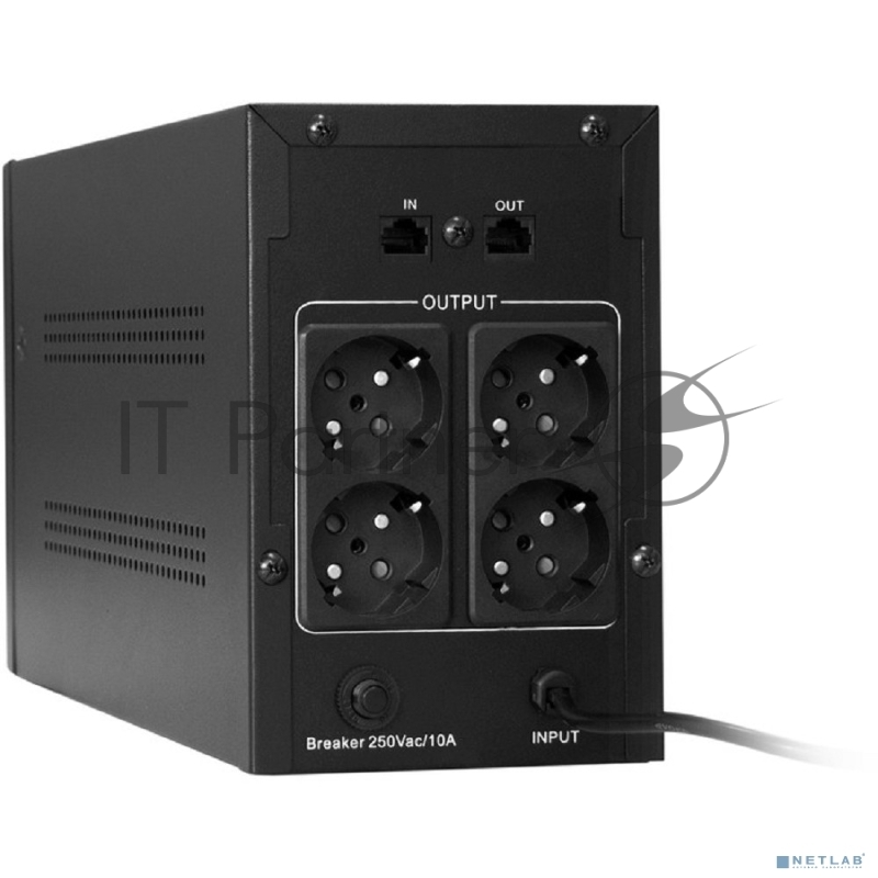 ИБП ExeGate SpecialPro Smart LLB-1200.LCD.AVR.EURO.RJ <1200VA/750W, LCD, AVR, 4 евророзетки, RJ45/11, Black>