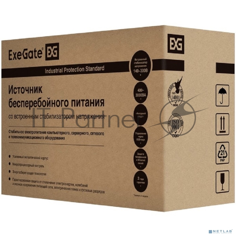 ИБП ExeGate SpecialPro Smart LLB-1200.LCD.AVR.EURO.RJ <1200VA/750W, LCD, AVR, 4 евророзетки, RJ45/11, Black>
