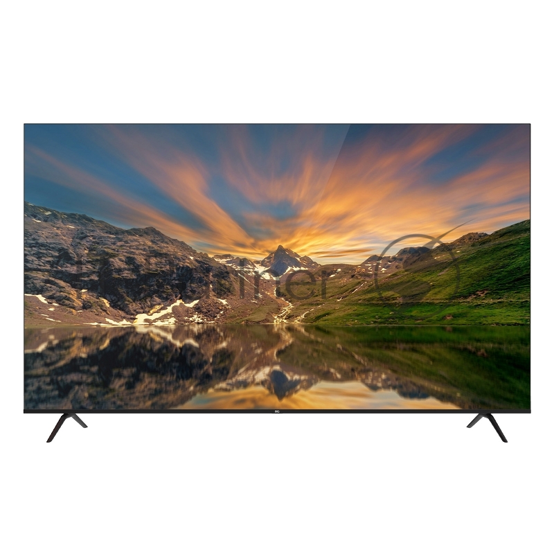 Телевизор BQ 75FSU04B черный, 75, 190,5 см, прослеживаемый товар, UHD(3840*2160), 350 cd/m2 ±10%, 4000:1, DVB-C/T/T2/S2, 3 HDMI, 2 USB, звук 16 Вт, box speakers, Smart TV ОС webOS HUB 7.0 с удобным интерфейсом, магазином приложений и стриминговыми се