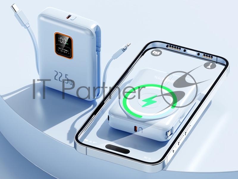 Внешний аккумулятор EOFE Power Bank G108 Blue 22.5W/10000mAh