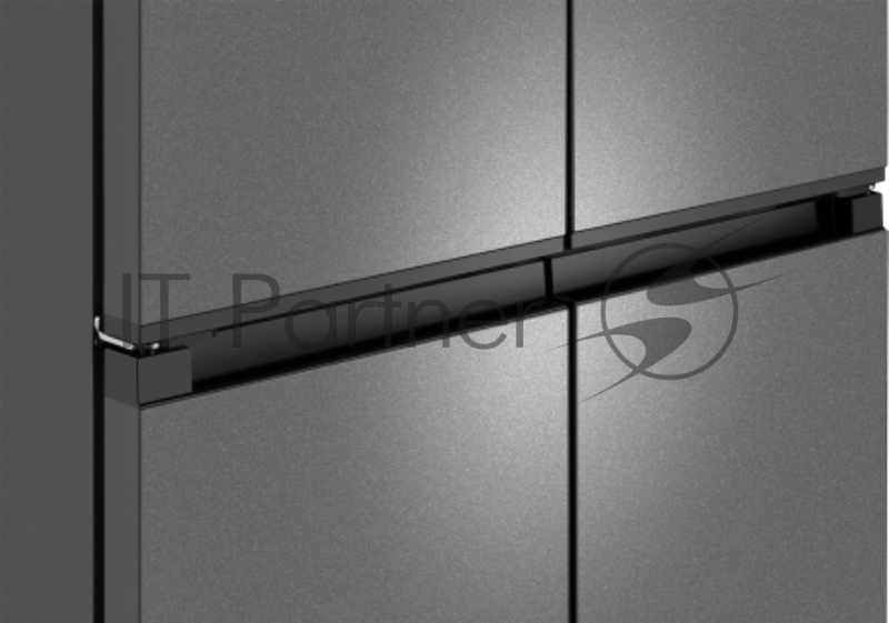 Холодильник Weissgauff WCD 450 Bru Steel Glass NoFrost Inverter