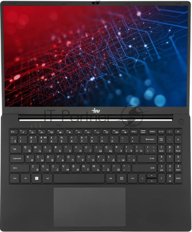 Ноутбук IRU Strato 15ALI Core i3 1215U 8Gb SSD256Gb Intel Iris Xe graphics 15.6 IPS FHD (1920x1080) Windows 11 Professional black 6000mAh (2059106)