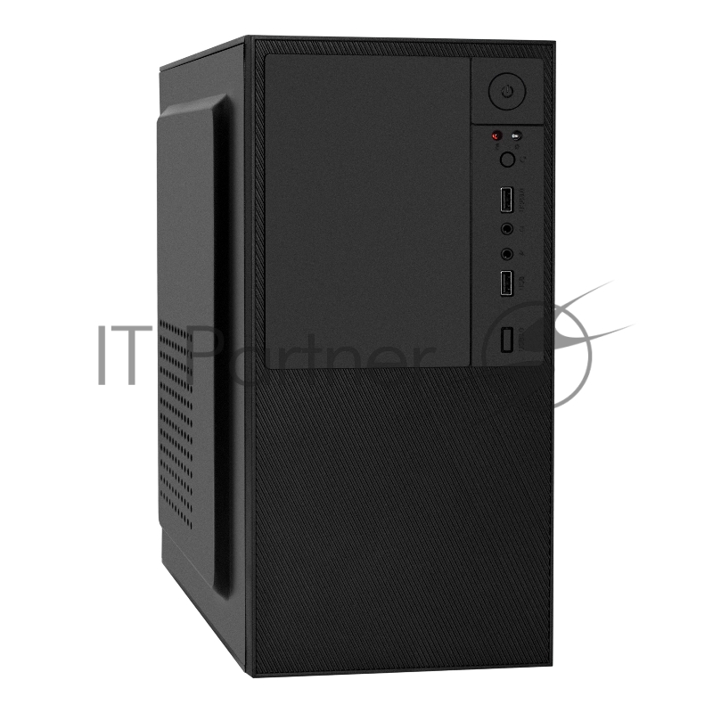 Компьютерный корпус Minitower ExeGate BAA-308-AAA400 (mATX, БП AAA400 с вент. 8см, 2*USB, HD Audio, черный)