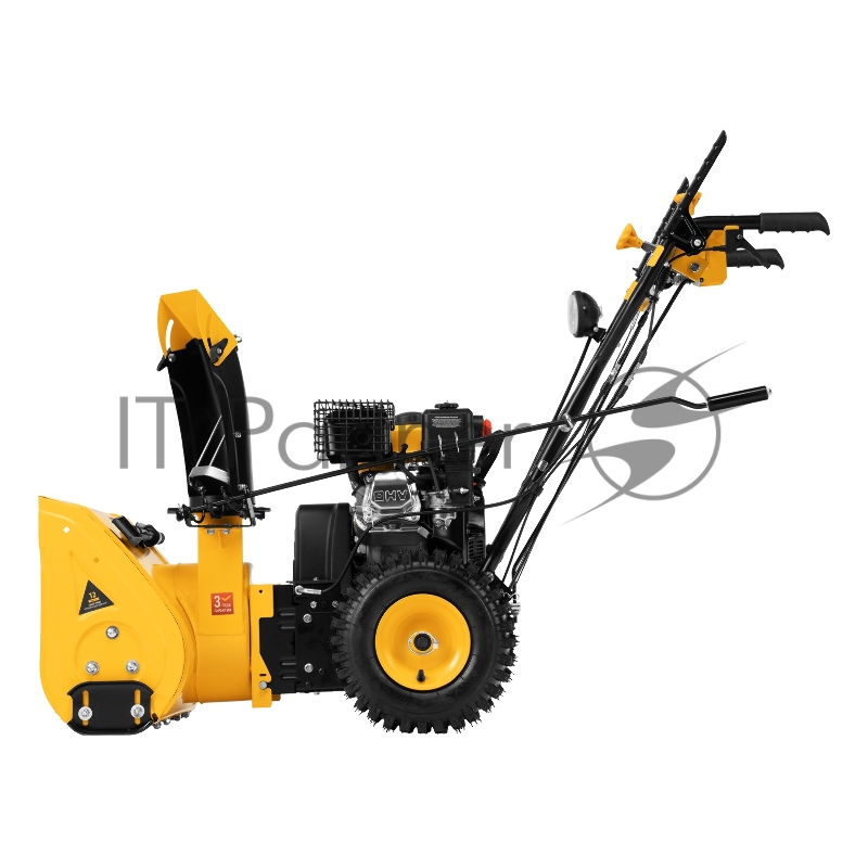 Гибридная снегоуборочная машина с функц. подметания SWB-800, 212 сс, руч. старт, 2 насадки// Denzel