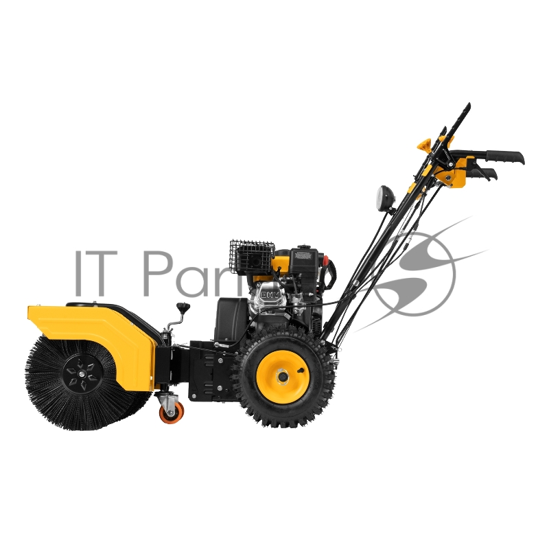 Гибридная снегоуборочная машина с функц. подметания SWB-800, 212 сс, руч. старт, 2 насадки// Denzel