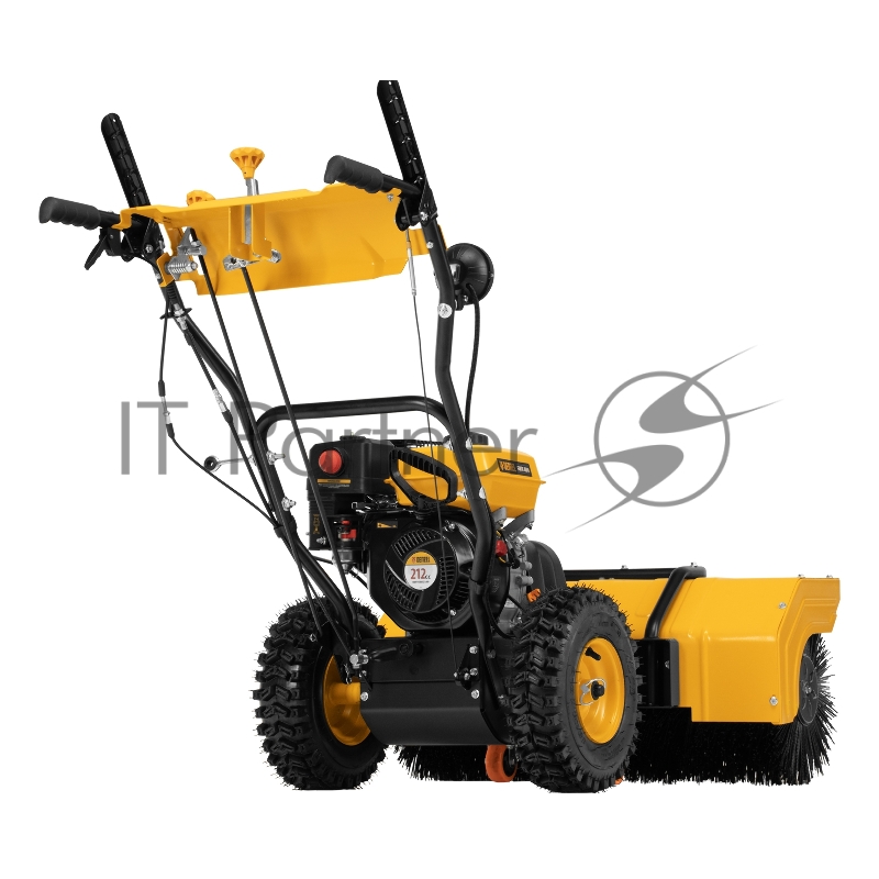 Гибридная снегоуборочная машина с функц. подметания SWB-800, 212 сс, руч. старт, 2 насадки// Denzel