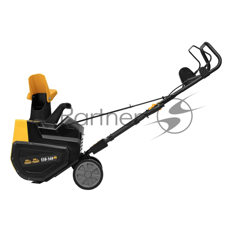 Снегоуборочная машина аккумуляторная, ESB-560Li, 560 мм, 40В, 2 АКБ 5 Ач, ЗУ, метал. шнек // Denzel