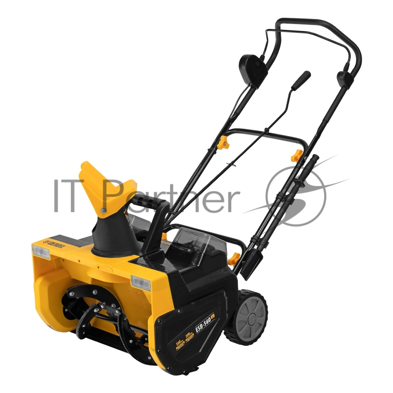 Снегоуборочная машина аккумуляторная, ESB-560Li, 560 мм, 40В, 2 АКБ 5 Ач, ЗУ, метал. шнек // Denzel