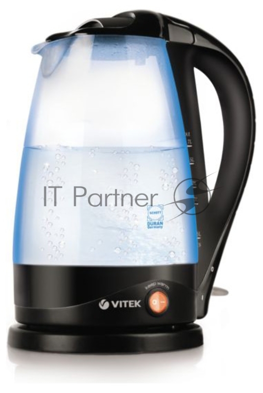 Чайник Vitek VT-1181 стекло Мощность: 2200 Вт. Объем: 1,7 л.