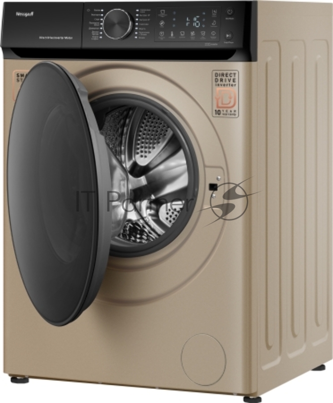 Стиральная машина Weissgauff WM 59411 Direct Drive Inverter Steam Champagne