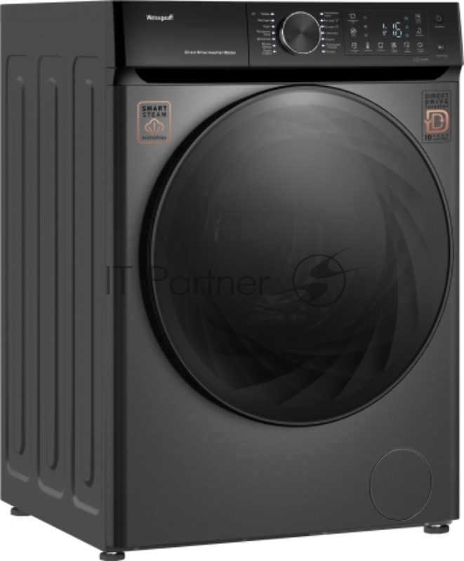 Стиральная машина Weissgauff WM 59411 Direct Drive Inverter Steam Deep Grey
