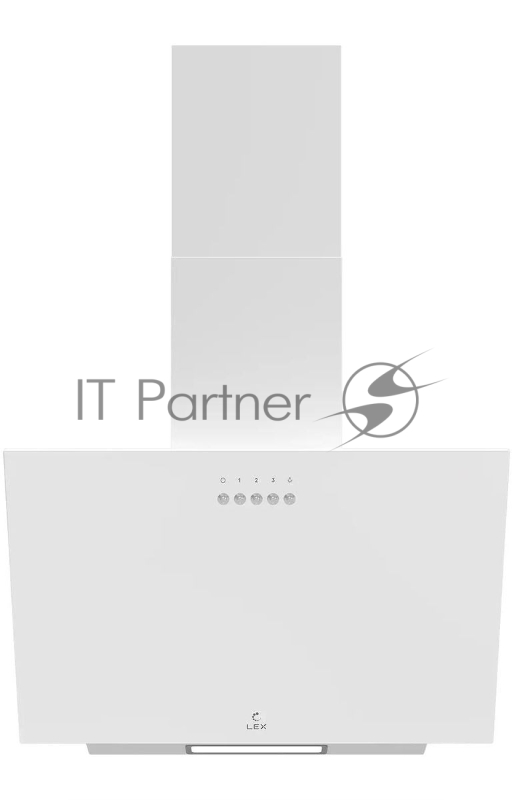 Вытяжка каминная Lex Moza 500 белый управление: кнопочное (1 мотор)