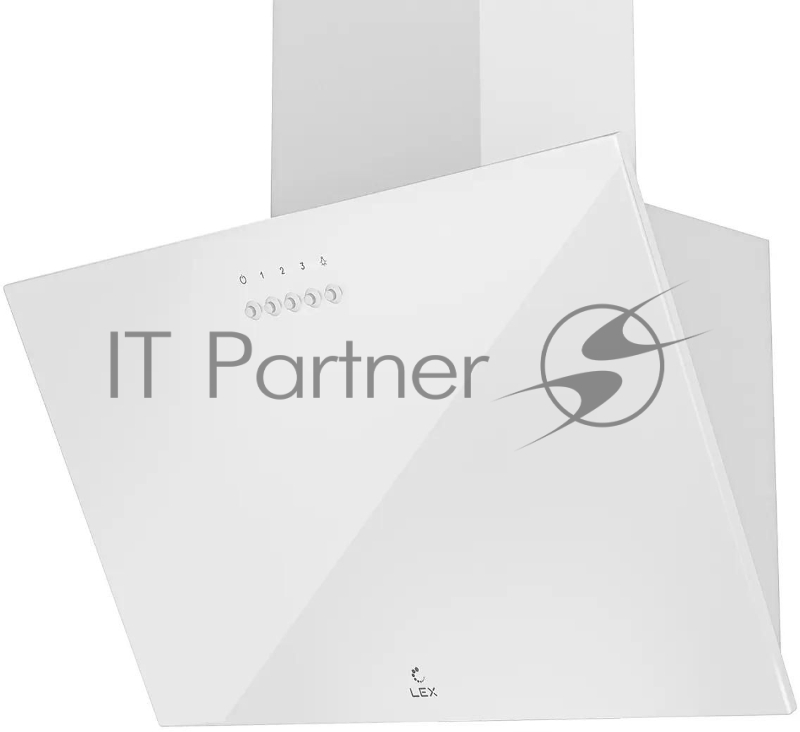 Вытяжка каминная Lex Moza 500 белый управление: кнопочное (1 мотор)