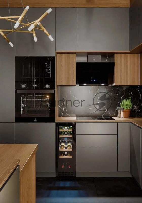 Винный шкаф Lex LWD3017BL dual zone 1-нокамерн. черный