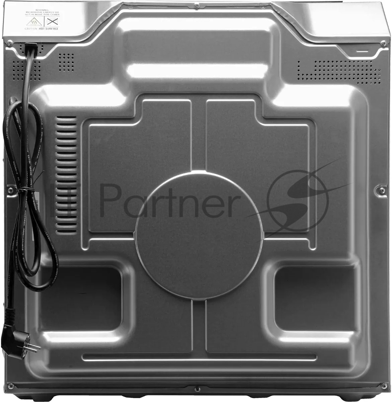 Духовой шкаф Электрический Hyundai HMEO 6780 DX черное стекло/серебристый