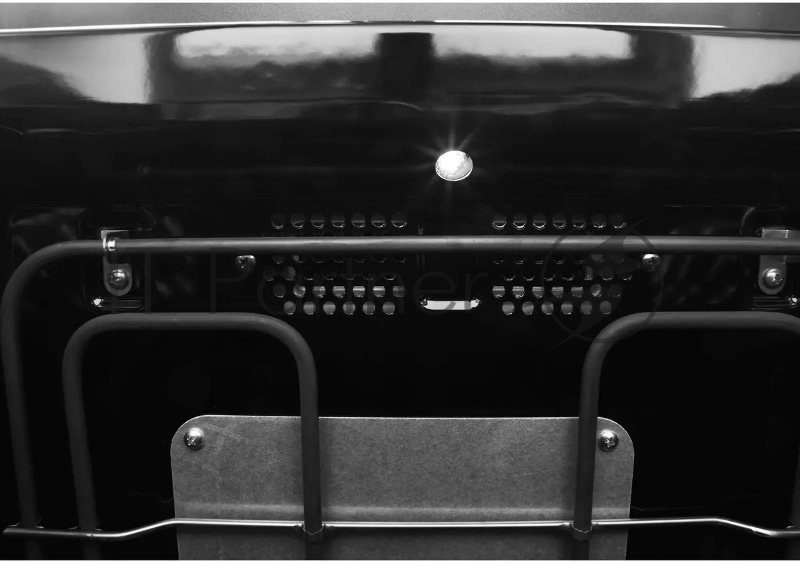 Духовой шкаф Электрический Hyundai HMEO 6780 DX черное стекло/серебристый