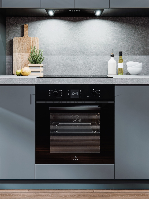 Духовой шкаф Электрический Lex EDM 071 BBL черный