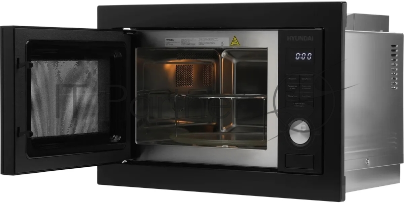 Микроволновая печь Hyundai HBW 2544 BG 25л. 900Вт черный (встраиваемая)
