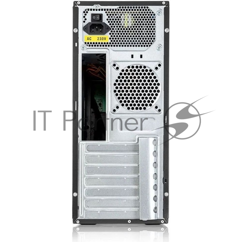 Корпус c блоком питания Foxline FL-301-FZ450-RW ATX case, черный, 450 Ватт w/PSU 450W 8cm, w/4xUSB2.0, w/o FAN, w/DVD-RW, w/C13-C14 cable 1.5m