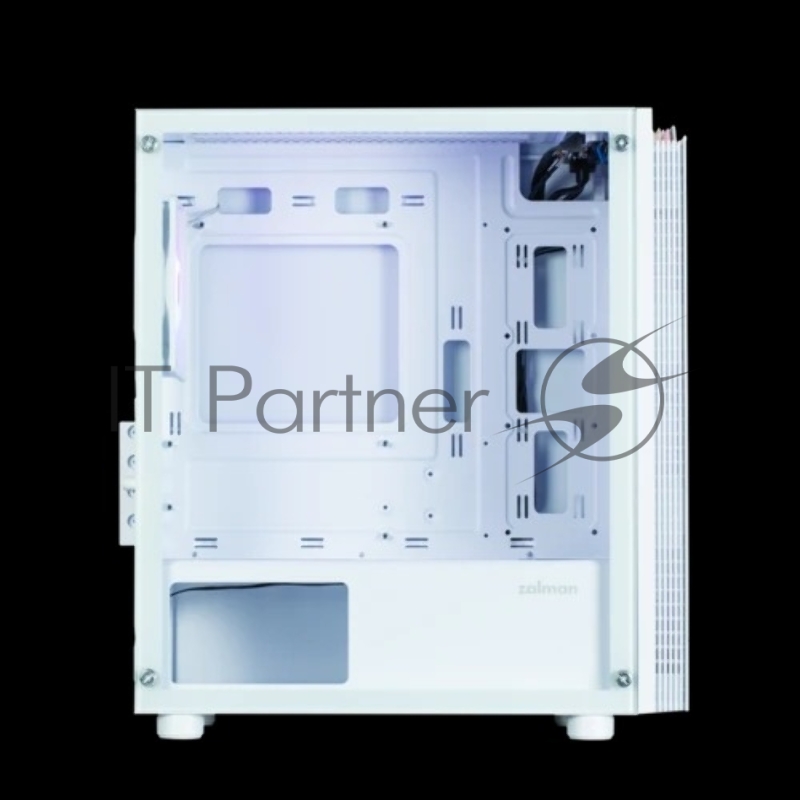 Корпус Zalman T4 PLUS, MATX, белый, WINDOW, 1 x Combo (3.5 or 2.5), 1x3.5, 2x2.5, 1xUSB2.0, 2xUSB3.0, REAR 1x120mm ARGB