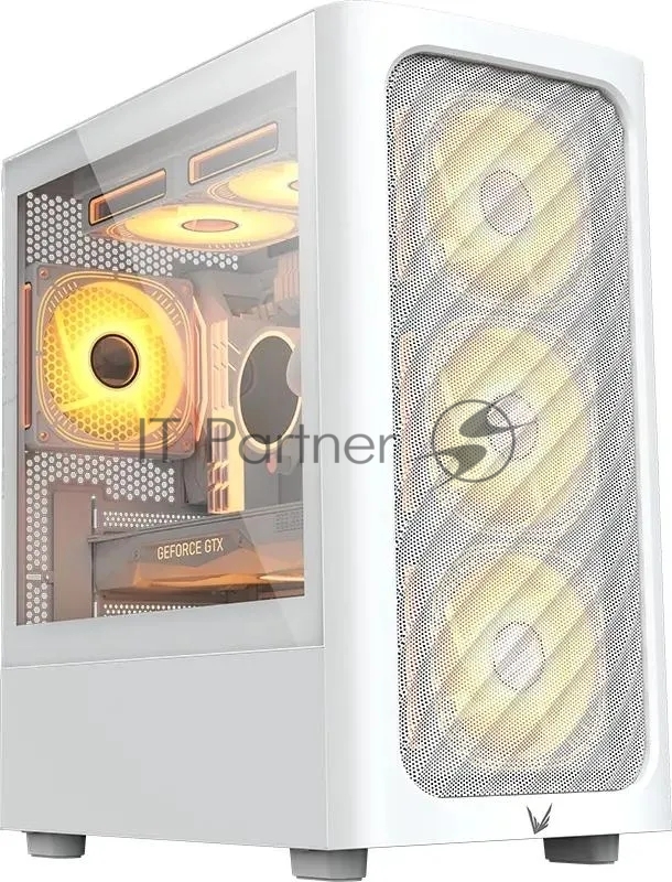 Корпус Formula Air Mesh G3 белый без БП mATX 4x120mm 2x140mm 2xUSB3.0 audio bott PSU