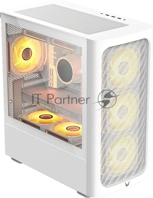 Корпус Formula Air Mesh G3 белый без БП mATX 4x120mm 2x140mm 2xUSB3.0 audio bott PSU