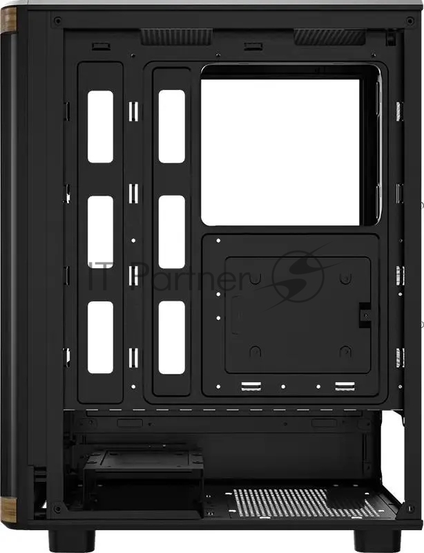 Корпус Formula TimberLine T1 черный без БП ATX 4x120mm 1xUSB2.0 1xUSB3.0 1xUSB3.1 audio bott PSU