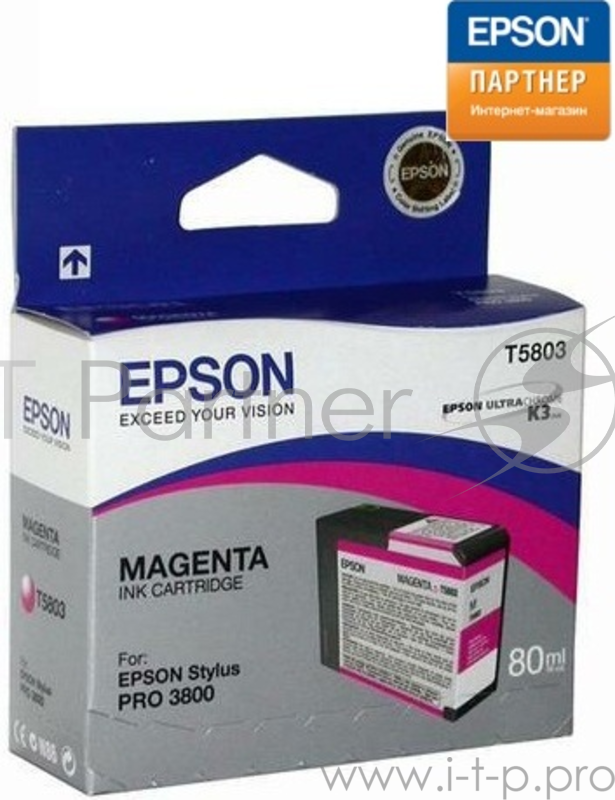 Картридж EPSON T5803 пурпурный для Stylus Pro 3800