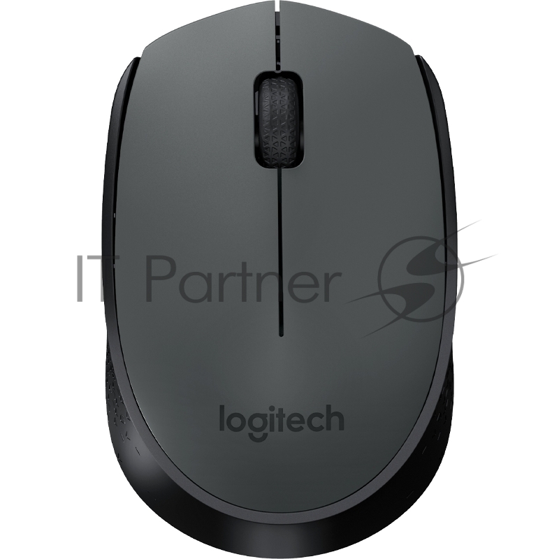Мышь беспроводная Logitech M170, серый, 1000 dpi, радиоканал, USB, кнопки - 3