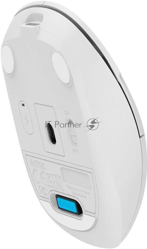 Мышь беспроводная A4Tech Fstyler FG15C Air2 белый, 1200 dpi, радиоканал, USB, кнопки - 3